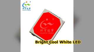 밝고 시원한 흰색 5054 SMD LED 칩 0.5W